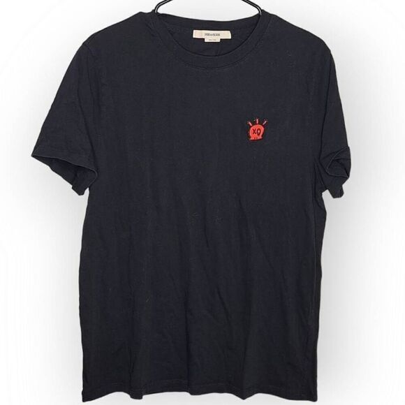 Zadig & Voltaire Tommy Skull T-Shirt size Medium/Large - Picture 3 of 9